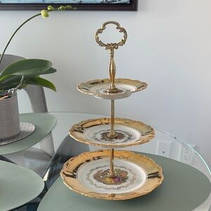Seltmann Tiered Dessert /Pastry Stand, Serving Tray, Entertaining & Table Decor